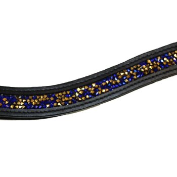 Manski Stirnband SHINE - royalblue/gold