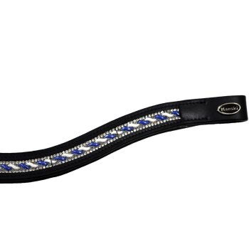 Manski Stirnband WAVE - white/blue