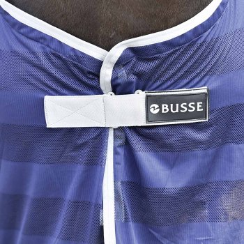 Busse Transport-Fliegendecke STRIPE navy (silber) 165 cm