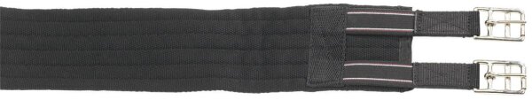 Busse Sattelgurt TEXTIL-LONG, elastisch, schwarz, 80cm