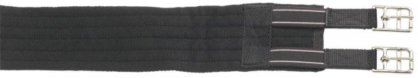 Busse Sattelgurt TEXTIL-LONG, elastisch, schwarz, 100cm