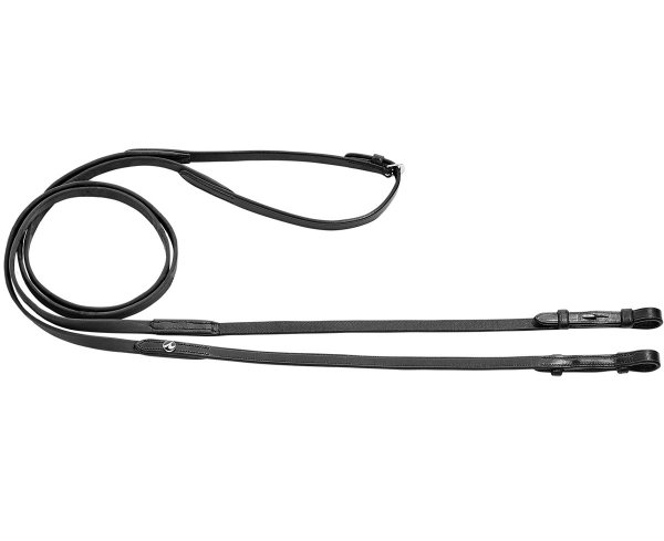 Busse Zügel BIOTHANE®, ohne Stege, schwarz
