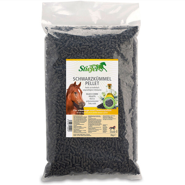 Stiefel Schwarzkümmel Pellet 3kg Tüte