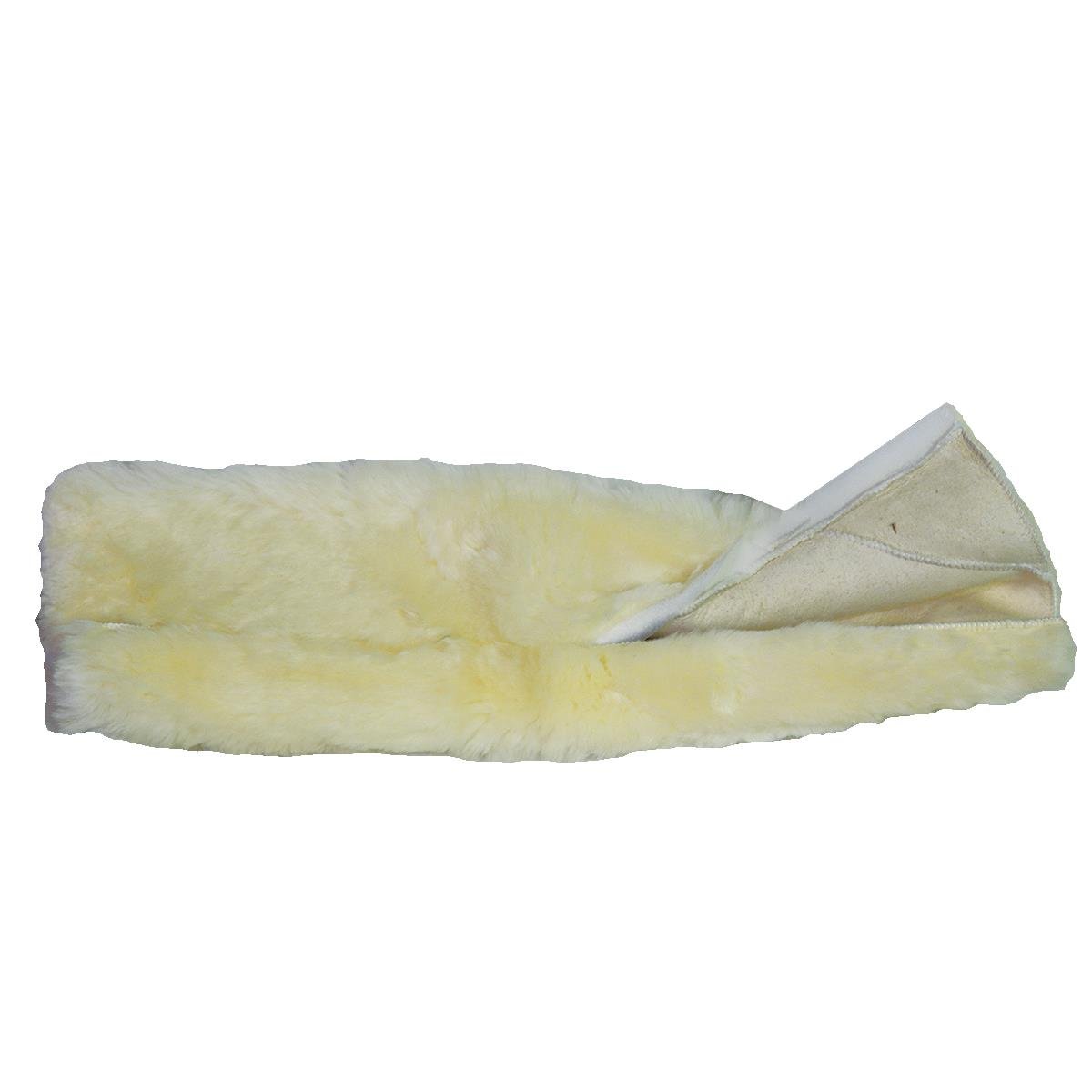 Euroriding Bauchgurtschoner 80x12cm lammfell, natur