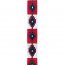 Euroriding Ledergürtel CERRITO oak-white-red-navy