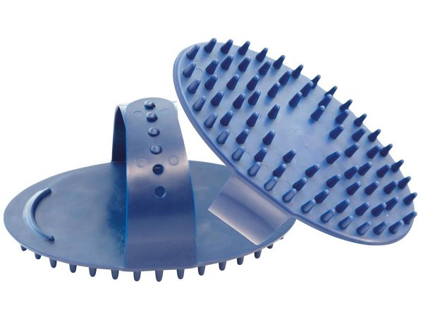 Busse Striegel Noppen Flexi-Pro, blau, groß