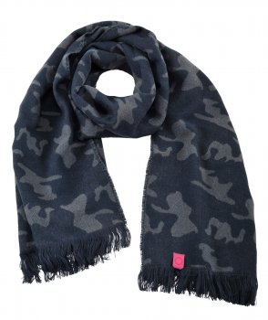 Eskadron Schal oversized navy camouflage STK