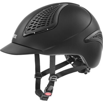 uvex Reithelm exxential II glamour, black mat