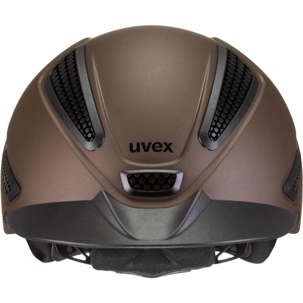 uvex Reithelm perfexxion II., brown mat