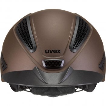 uvex Reithelm perfexxion II., brown mat