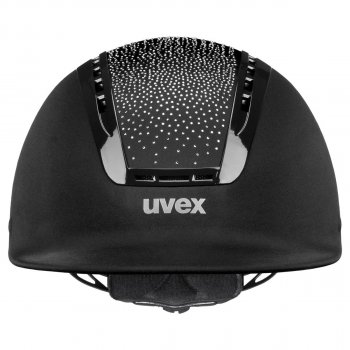 uvex Reithelm suxxeed flash, black-crystal