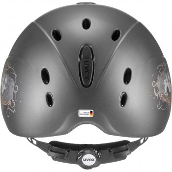 uvex Reithelm onyxx friends II, anthracite-mat, 3xs-xs (49-54)