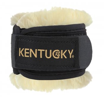 Kentucky Horsewear Lammfell Fesselschutz schwarz