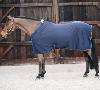 Kentucky Horsewear Abschwitzdecke FLEECE marineblau