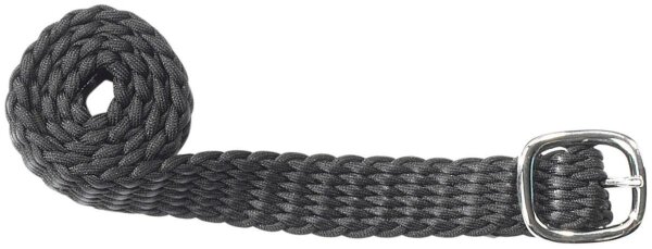 Euroriding Sporenriemen, perlon schwarz, Made in Germany