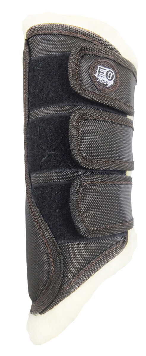 EQuest Gamaschen Fake Sheep, mocha-natur L