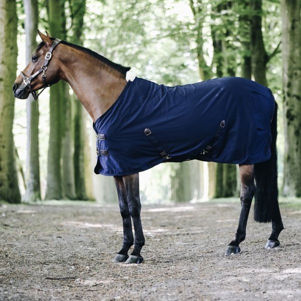 Kentucky Horsewear Baumwolldecke marineblau 125 cm