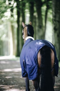 Kentucky Horsewear Baumwolldecke marineblau 125 cm