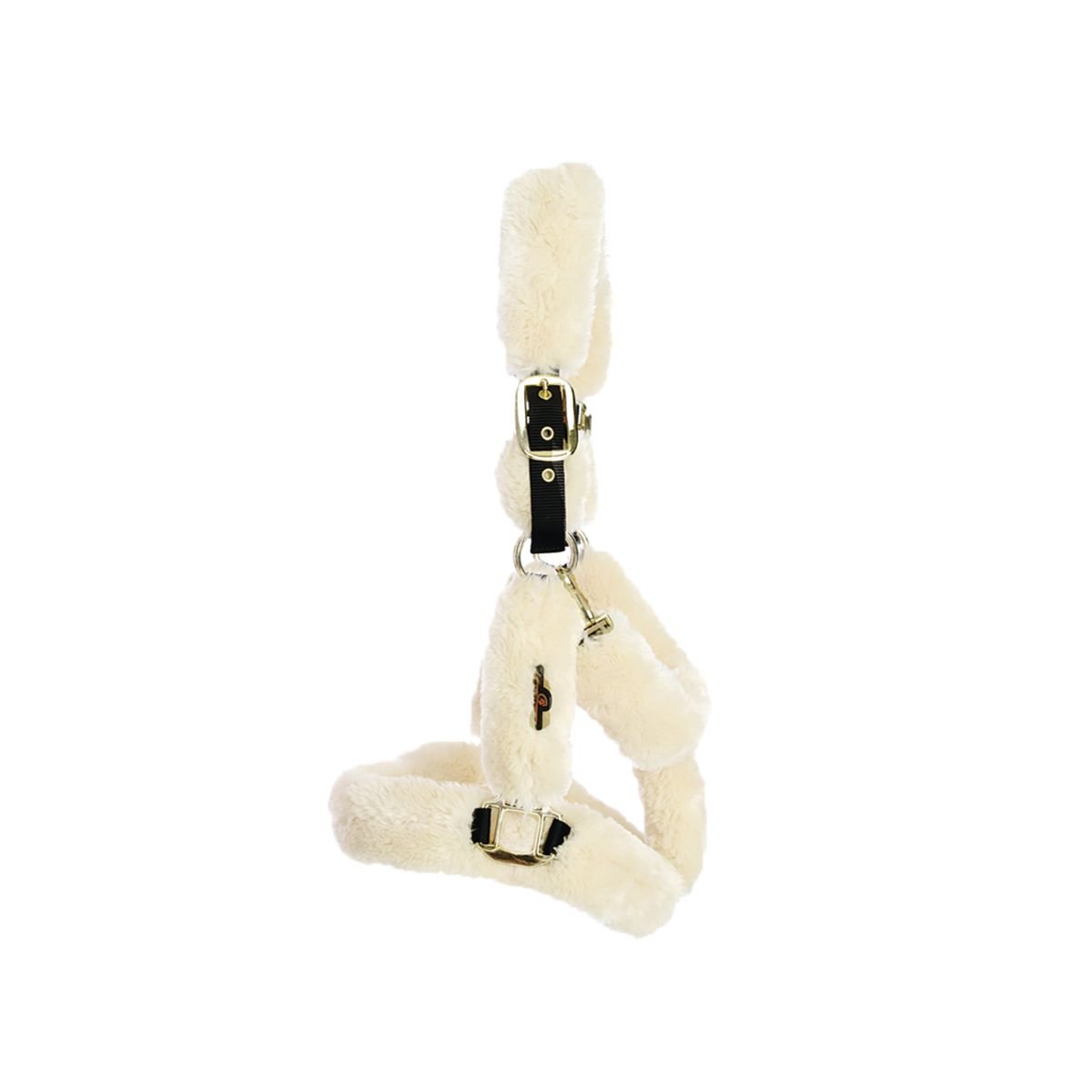 Kentucky Horsewear Lammfell Transport Halfter natur Full