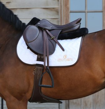 Kentucky Horsewear Sattelpad SHEEPSKIN ANATOMIC ABSORB