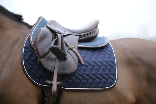 Kentucky Horsewear Sattelpad ANATOMIC ABSORB marineblau