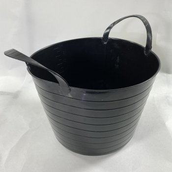 Euroriding Futtereimer TROG FLEXI 14Liter, black