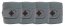 Kentucky Horsewear Fleecebandagen PEARLS grau