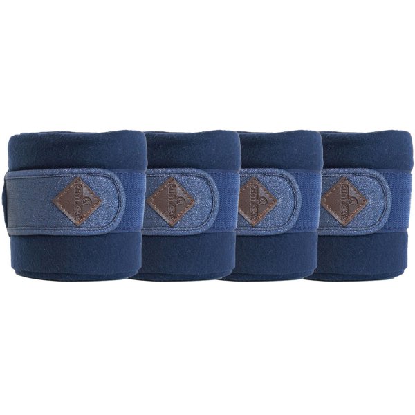 Kentucky Horsewear Fleecebandagen GLITTER marineblau