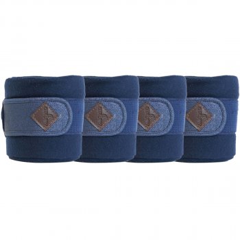 Kentucky Horsewear Fleecebandagen GLITTER marineblau