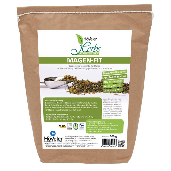 Höveler Herbs MAGEN-FIT 800g Beutel