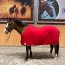 Manski Abschwitzdecke Fleece - bright red 125cm