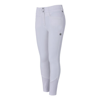 Kingsland Damen Reithose KLkadi E-Tec, Full-Grip, weiß