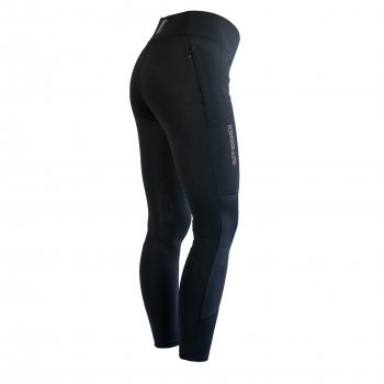 Kingsland Damen Reitleggings Katinka W F-Tec2, Kniegrip, blau