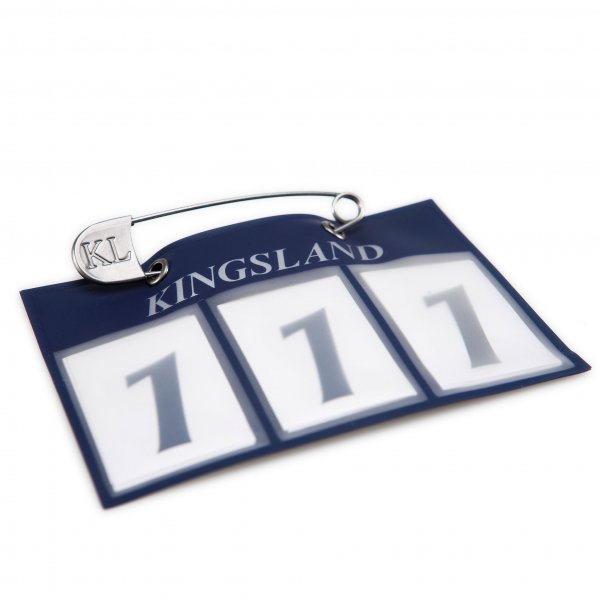 Kingsland Startnummer, blau, ONE SIZE