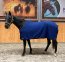 Manski Abschwitzdecke Fleece uni dunkelblau