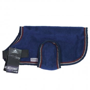 Manski Dralon Hundedecke - navy-bordeaux-grau