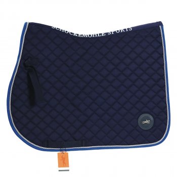 Schockemöhle Schabracke Trainer Pad II, darknavy-royalblue