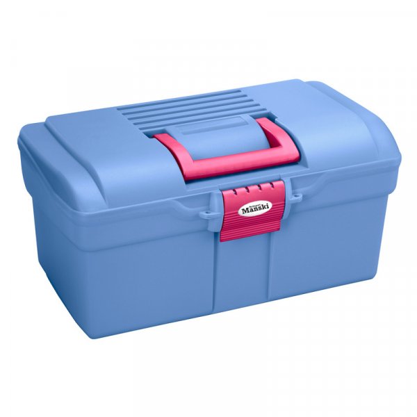 Manski Putzbox LITTLE, ultramarine blue-fuchsia