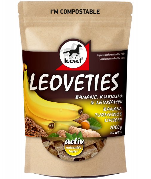 Leovet Leoveties Banane, Kurkuma & Leinsamen 1kg