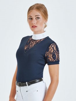 Busse Damen Turniershirt RAVENNA, navy