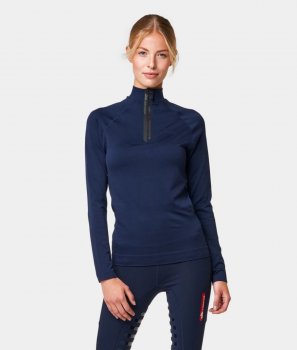 ea.St Damen Shirt SEAMLESS LONG SLEEVE midnight blue