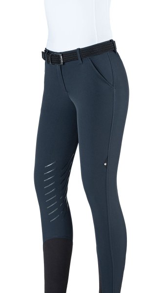 Equiline Damen Reithose CHELLEC Kniegrip - blue