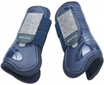 Busse Gamaschen BOUNCE GLITTER, navy-silber