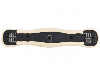 Busse Sattelgurt Art-Fur-DR D, schwarz-natur, 80cm