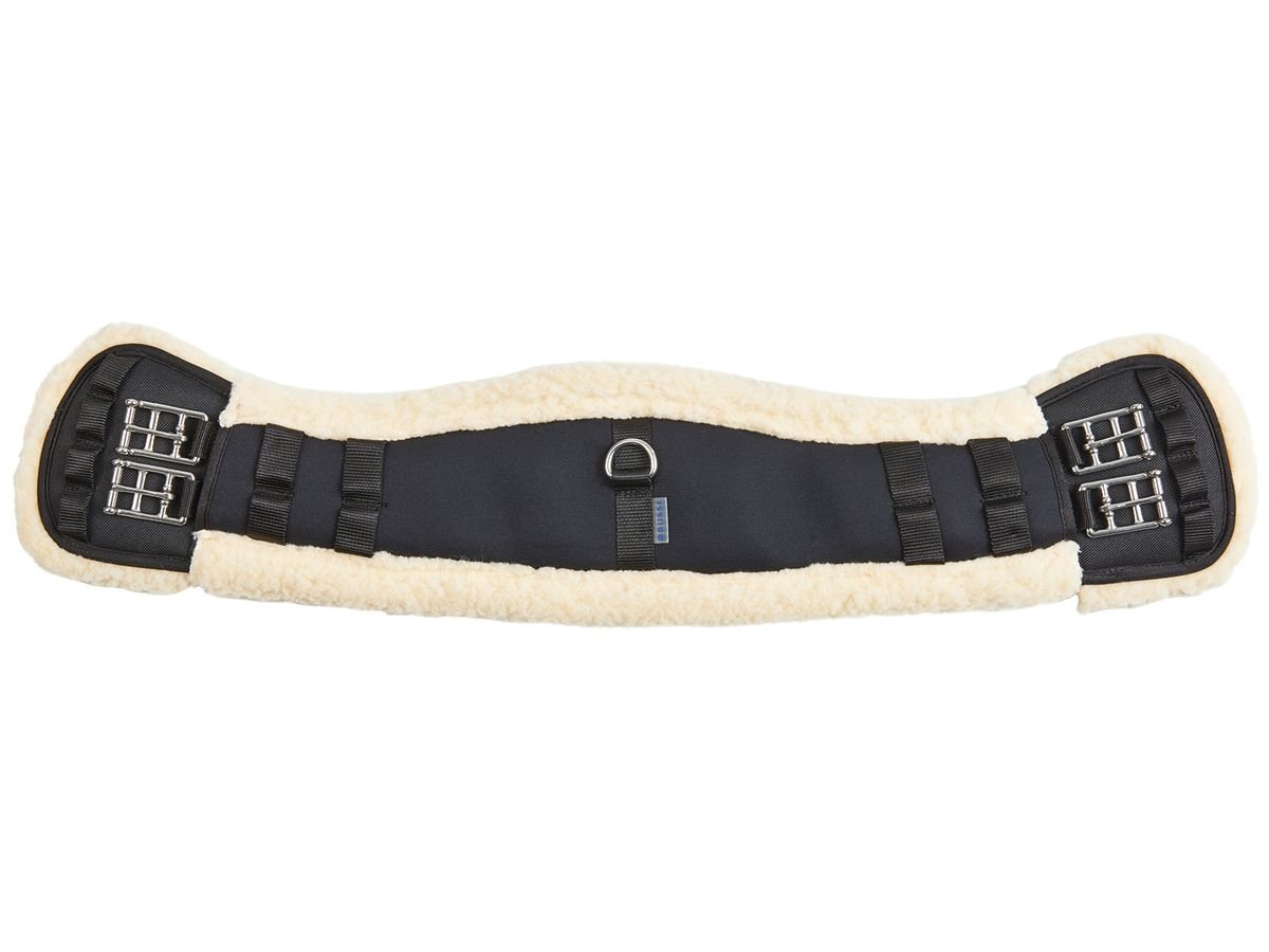 Busse Sattelgurt Art-Fur-Curved-DR D, schwarz-natur, 75cm