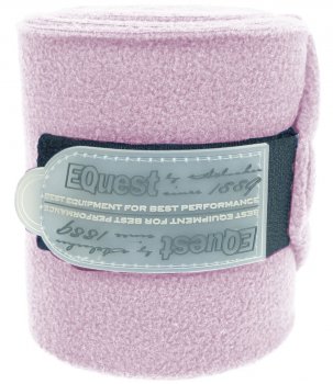 EQuest Bandagen Alpha Fleece Regular 4er Set, 3m, rose