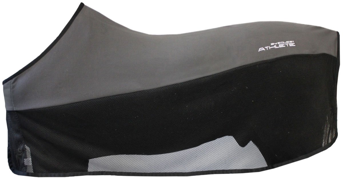 EQuest Decke Fly Premium BiColor Athlete, anthracite-black 135