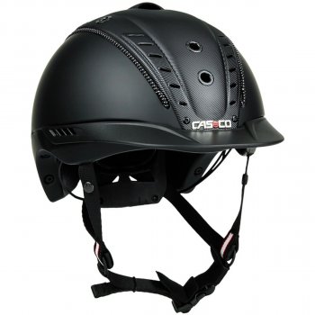 Casco Reithelm MISTRALL-2 EDITION schwarz/schwarz-struktur