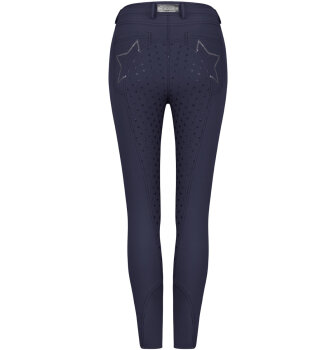 Cavallo Kinder SoftShell Reithose CLEO Grip-S, darkblue