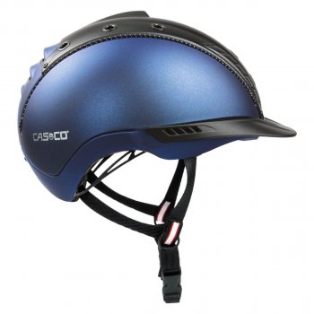 Casco Reithelm MISTRALL-2 EDITION blau/schwarz-struktur